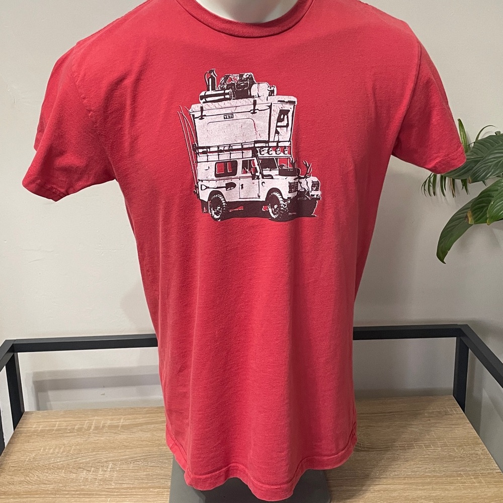 Yeti Red Crew Neck T-Shirt